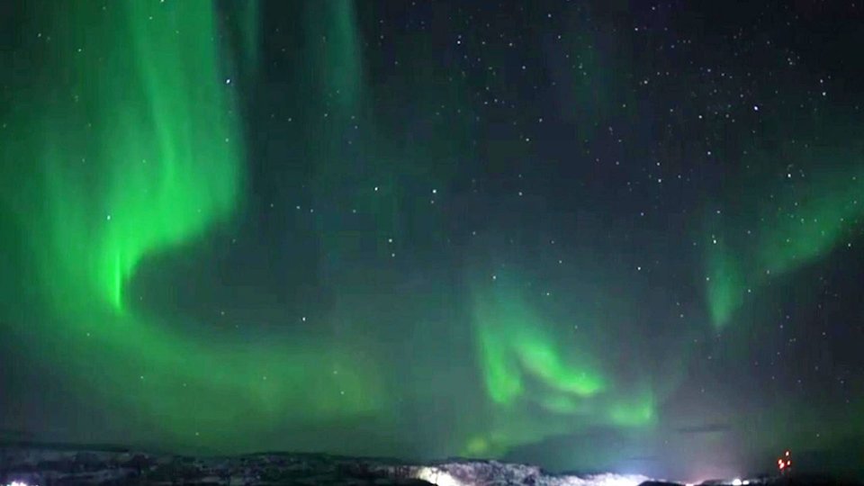 Северное сияние Мурманск любовь
