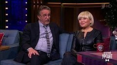 Певица Анжелика Варум и актер Леонид Ярмольник о мультфильме "Чебурашка. Секрет праздника". Вечерний Ургант