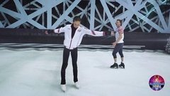 Ольга Бузова и Дмитрий Соловьев. Тренировка. Ледниковый период 2020. Фрагмент