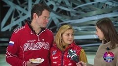 Ирина Пегова и Алексей Тихонов. Тренировка. Ледниковый период 2020. Фрагмент