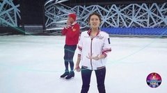 Регина Тодоренко и Роман Костомаров. Тренировка. Ледниковый период 2020. Фрагмент