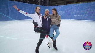 Мария Луговая и Повилас Ванагас. Тренировка. Ледниковый период 2020. Фрагмент