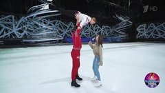 Ольга Кузьмина и Александр Энберт. Тренировка. Ледниковый период 2020. Фрагмент