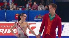 Аполлинария Панфилова — Дмитрий Рылов. Короткая программа. Кубок России по фигурному катанию 2021