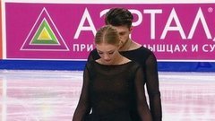 Александра Степанова — Иван Букин. Произвольный танец. Чемпионат России по фигурному катанию 2021