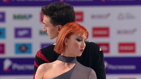 Тиффани Загорски — Джонатан Гурейро. Произвольный танец. Чемпионат России по фигурному катанию 2021