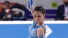 Камила Валиева. Короткая программа. Чемпионат России по фигурному катанию 2021