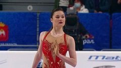 Анастасия Гулякова. Короткая программа. Чемпионат России по фигурному катанию 2021