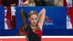 Ксения Цибинова. Произвольная программа. Чемпионат России по фигурному катанию 2021