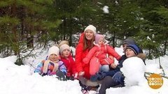 Февраль: селфи, коньки и  баня. Доброе утро. Фрагмент 