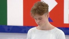 Илья Яблоков. Короткая программа. Первенство России по фигурному катанию среди юниоров 2021