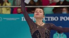 Софья Самоделкина. Короткая программа. Первенство России по фигурному катанию среди юниоров 2021