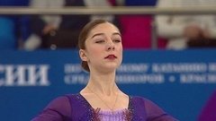 Анна Фролова. Короткая программа. Первенство России по фигурному катанию среди юниоров 2021