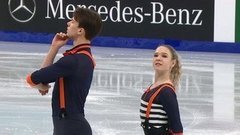 Ксения Ахантьева — Валерий Колесов. Короткая программа. Первенство России по фигурному катанию среди юниоров 2021