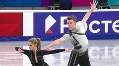 Полина Костюкович — Алексей Брюханов. Короткая программа. Первенство России по фигурному катанию среди юниоров 2021