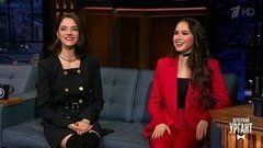 Фигуристки Евгения Медведева и Алина Загитова о Кубке Первого канала. Вечерний Ургант