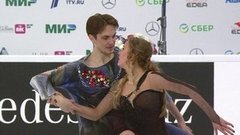 Арина Ушакова — Максим Некрасов. Произвольный танец. Первенство России по фигурному катанию среди юниоров 2021