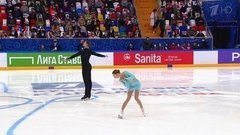 Александра Бойкова — Дмитрий Козловский. Короткая программа. Кубок Первого канала по фигурному катанию 2021