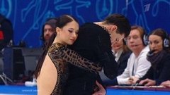 Аннабель Морозова — Андрей Багин. Произвольный танец. Кубок Первого канала по фигурному катанию 2021