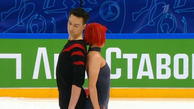 Тиффани Загорски — Джонатан Гурейро. Произвольный танец. Кубок Первого канала по фигурному катанию 2021