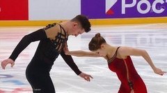 Анастасия Мишина — Александр Галлямов. Произвольная программа. Кубок Первого канала по фигурному катанию 2021