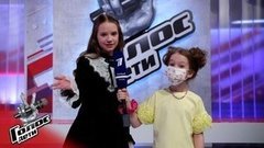 «С раннего детства слушаю Басту». Арина Миленко. Интервью после Слепых прослушиваний. Голос. Дети-8