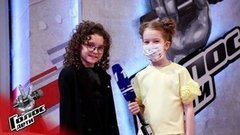 «Лобода любит всех детей, в том числе и меня». Ксения Коваленко. Интервью после Слепых прослушиваний. Голос.Дети-8