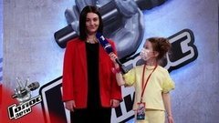 «Четыре года я пыталась попасть на Голос». Кира Гоголадзе. Интервью после Слепых прослушиваний. Голос.Дети-8