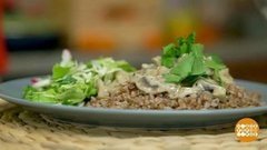 Грибы в постном белом соусе. Доброе утро. Фрагмент 