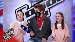 «Мы не забросим свою карьеру». Елизавета Хенкина и Арина Миленко. Интервью после Поединков. Голос.Дети-8 