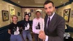 Дарья Мельникова, Клавдия Коршунова и Александр Петров объясняют, почему оделись одинаково. Пролог. Вечерний Ургант