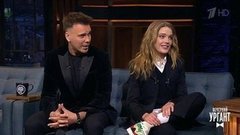 Супермодель Наталья Водянова и журналист Михаил Зыгарь о документальном сериале "Русские каникулы". Вечерний Ургант