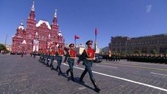 Москва. Красная площадь. Парад, посвященный Дню победы. Анонс