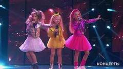 Ангелина Дерябина, Агния Андреева и Таисия Скоморохова — «Dance Monkey». Большой праздничный концерт «Взрослые и дети». Фрагмент
