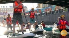 По питерским каналам. Доброе утро.  Фрагмент