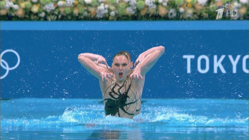 Светлана Ромашина синхронное плавание пауки