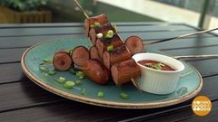 Шашлык из сосисок. Доброе утро. Фрагмент