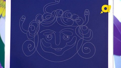 Медуза Горгона. Давайте рисовать! С Пушкинским Музеем