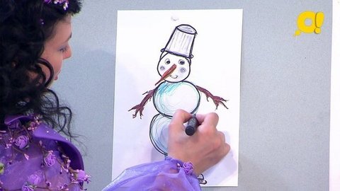 Морозный день. Давайте рисовать! С Пушкинским Музеем