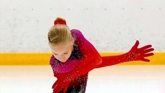 Вероника Яметова. Произвольная программа. Кубок России по фигурному катанию 2021/22