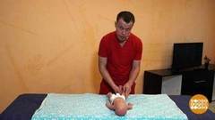 Домашний массаж для грудничка. Доброе утро. Фрагмент 