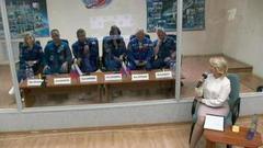 Предстартовая пресс-конференция киноэкипажа "Вызов"