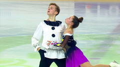 Анна Щербакова — Егор Гончаров. Произвольный танец. Кубок России по фигурному катанию 2021/22