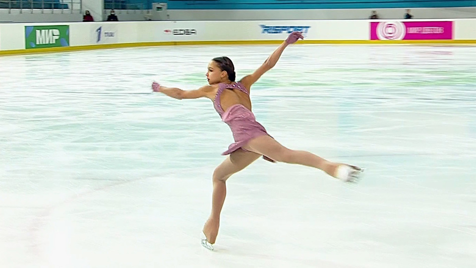 Ксения Цибинова. Короткая программа. Женщины. Москва. Кубок России по фигурному 