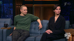 Актеры Александра Урсуляк и Макар Хлебников о сериале "Пингвины моей мамы". Вечерний Ургант