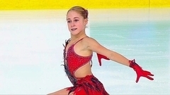Алина Горбачева. Произвольная программа. Кубок России по фигурному катанию 2021/22