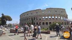 В мире. В Рим вернулись туристы. Доброе утро. Фрагмент 