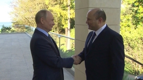Владимир Путин принял в Сочи главу израильского правительства Нафтали Беннета