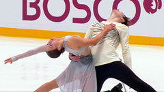 Елизавета Пасечник — Дмитрий Блинов. Произвольный танец. Кубок России по фигурному катанию 2021/22