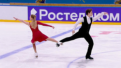 Ангелина Лазарева — Максим Прокофьев. Произвольный танец. Кубок России по фигурному катанию 2021/22